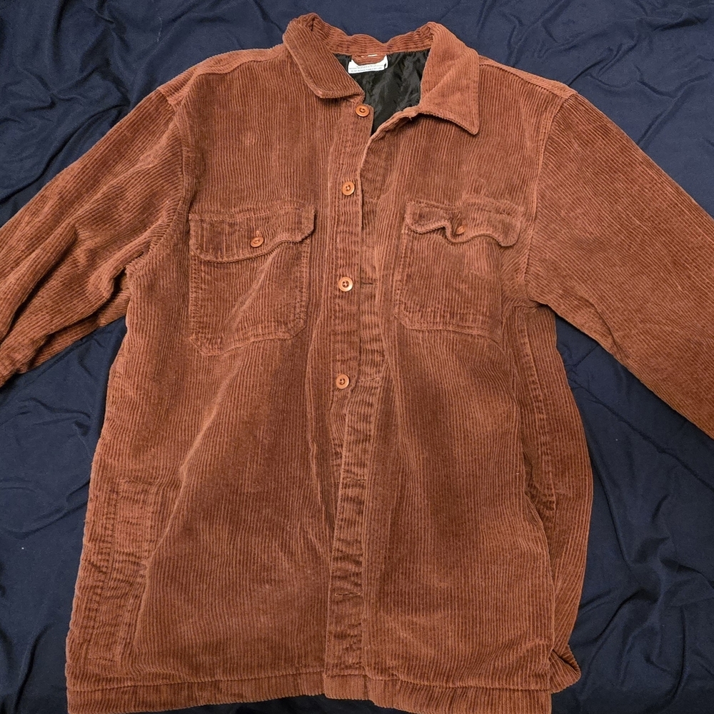 Men's Pro Club Corduroy Jacket - Redish Brown